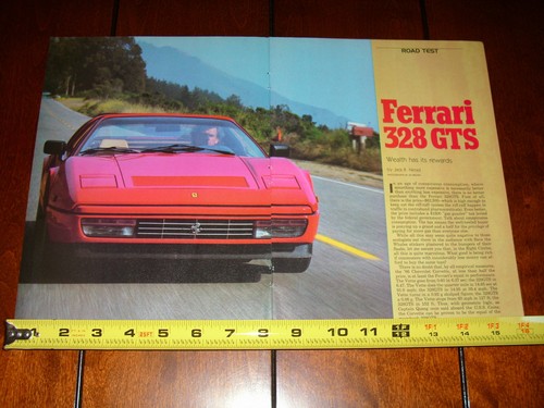 1986 ferrari 328 gts original - ferrari,