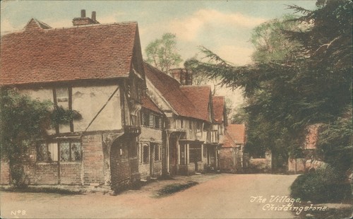 Chiddingstone village 1928 - chiddingstone, village;