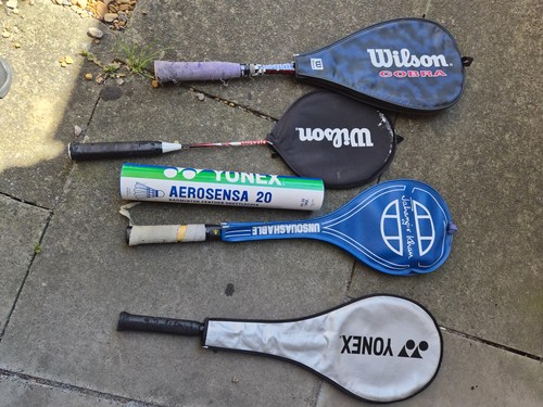 Joblot off badminton rackets - off,