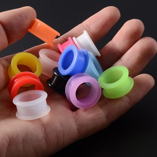 2pcs silicone ear tunnel - 2pcs, plugs
