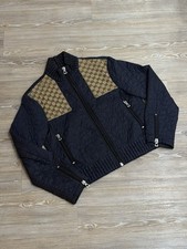 Gucci Navy Quilted Nylon & GG