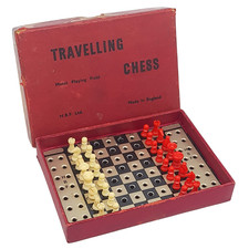 Vintage Travelling Chess Set