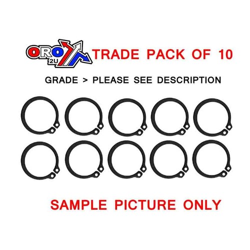 Front sprocket circlip x10 - sprocket,