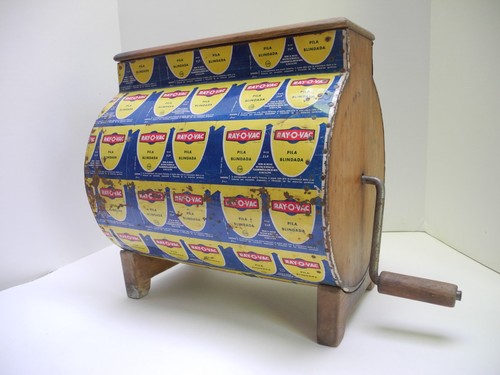 Old vintage wood paddles churn - wood,