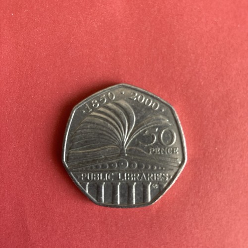 Fifty pence coin 2000 - pence,