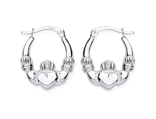 Sterling silver claddagh - silver,