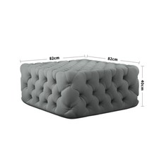 Chesterfield Footstool Plush