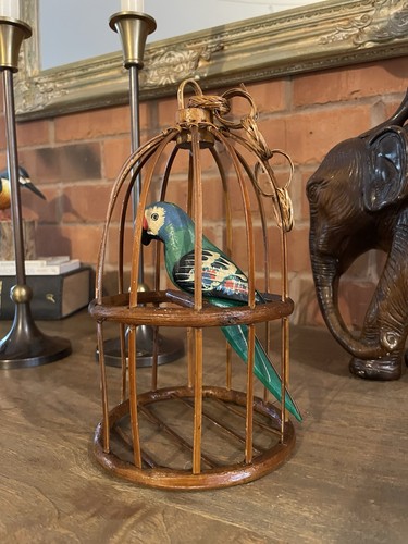 Decorative bamboo cage with - cage,