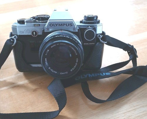 Olympus om10 35mm slr film - olympus,