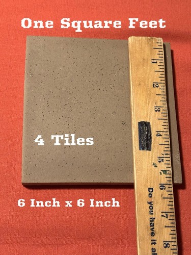 Tile tan x - , in