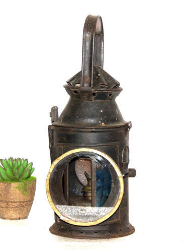 Antique iron lamp lantern - antique,