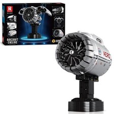 Reobrix 33019 Turbofan Aircraft Jet Engine Brick Model 1813pcs Age 14+