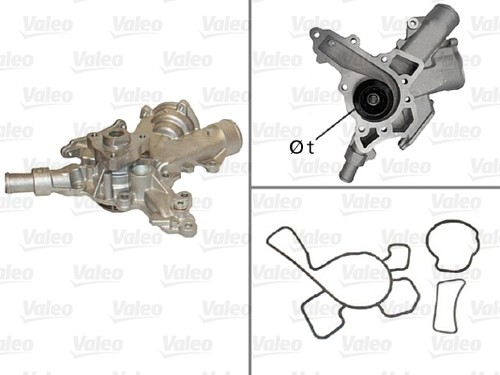 Valeo 506601 water pump - valeo-oe, 506601-oe