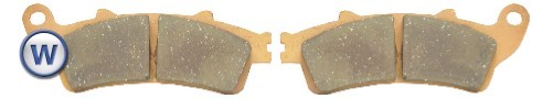 Brake disc pads - rear, for