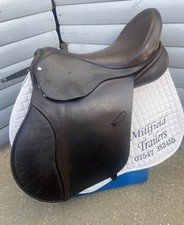 Hamilton Balance Saddle 6X 17.5 Wide Brown