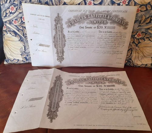 Share certificates charles - share,