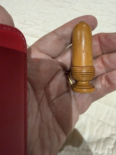 Georgian boxwood treen pin - georgian,