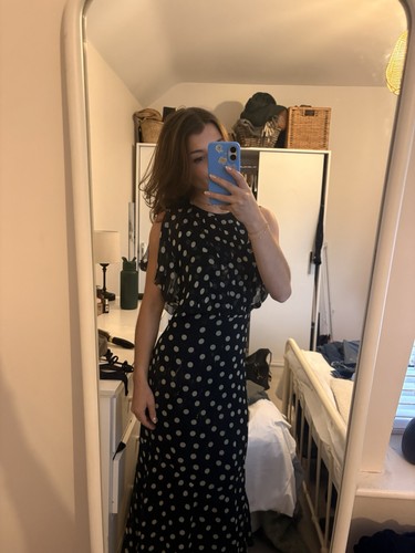 Whistles navy white polka - whistles, dot
