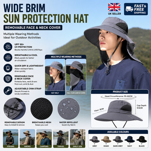 Wide brim sun - brim, hat