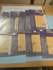 Lot of 9  COLUZZLE Cutting Templates Crafts