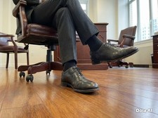 Church's Black Leather Custom