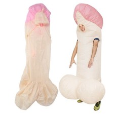 UK Giant Inflatable Willy Penis Fancy Dress King Ding Costume ！