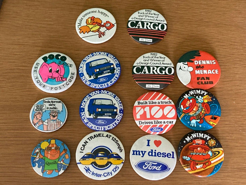 Vintage badges 80s 90s - vintage,