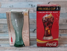 Coca cola glasses Mcdonald 1994 glass & fifa word cup 2006 glass Limited edition