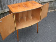Vintage walnut vinyl record - lp,