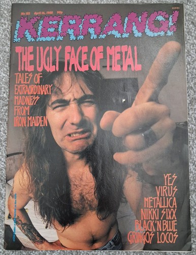 Kerrang 183 1988 iron maiden - kerrang!,