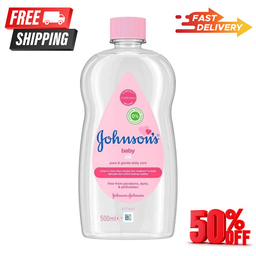 Johnson baby oil 500 ml - baby,
