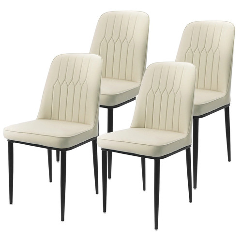 Set white dining - of,