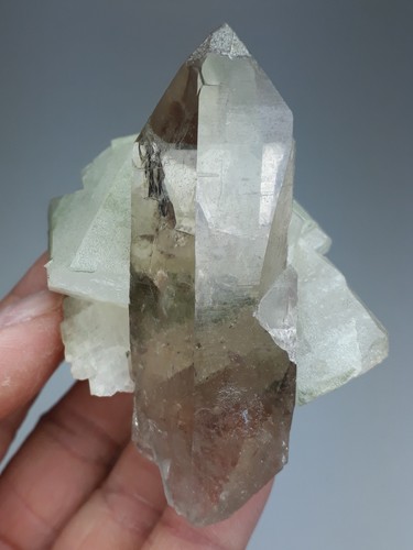Smoky quartz adular - adular,