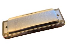 M. HOHNER THE CHROMONICA 260 VINTAGE CHROMATIC HARMONICA KEY OF G WITH CASE