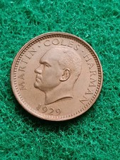 1929 lundy half puffin coin - puffin,