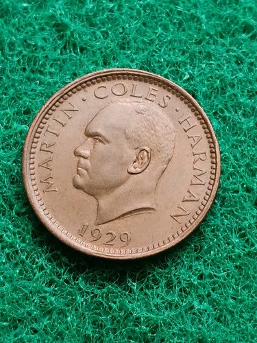1929 lundy half puffin - puffin, coin