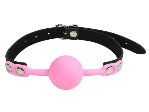 Soft silicon suckable - ball, gag