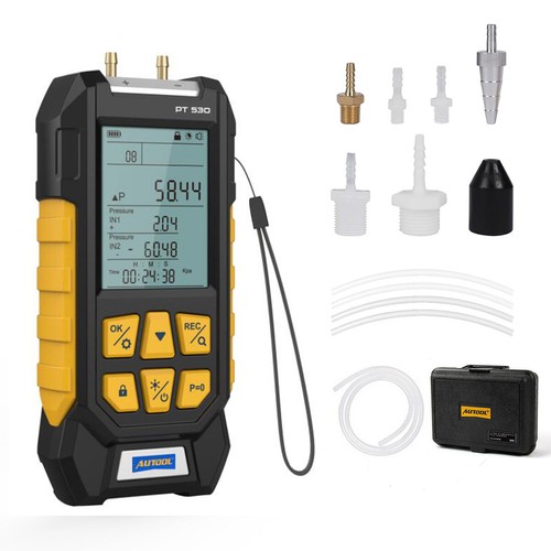 Digital manometer dual port - manometer,