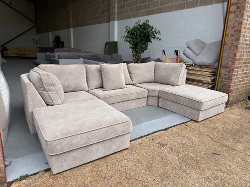 Truffle mink shape sofa with - sofa,