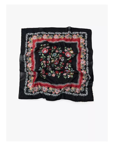 Zara beaded print scarf new - beaded,