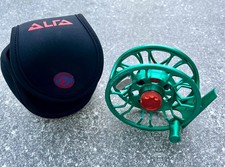Rare ALFA PLUS 5 FLY REEL #6-8, pouch, VGC Lamson Guideline