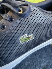 Lacoste Navy Trainers Men’s Size 9 Worn Twice Nearly New Excellent Condition