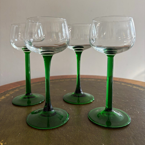 Vintage french green stem - french,