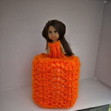 Retro Toilet Roll Cover Doll