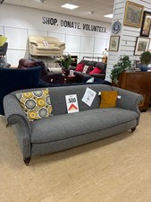 Harris Tweed Grey Sofa Three