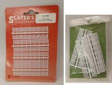 Slater's 2A02 MR Station Fencing x 2 packs white diagonal 2mm scale
