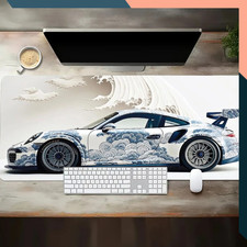 XXL White Sports Car Gaming