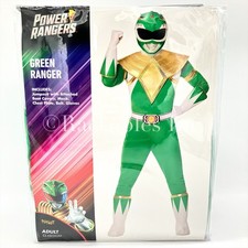 Spirit Adult Green Power Ranger Costume - Mighty Morphin Power Rangers Size Vary