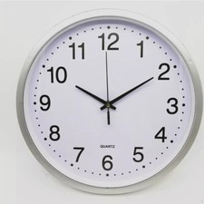 20cm Round Wall Clock Bedroom Kitchen Clocks Quartz Sweep Movement Office Home
