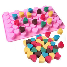 55 Pink Mini Love Hearts